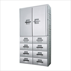 8-Drawer Double Cabinet