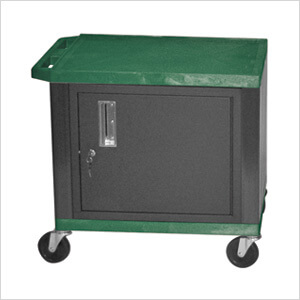 26” Hunter Green Tuffy Cart with Cabinet