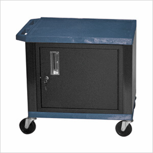 26” Topaz Blue Tuffy Cart with Cabinet