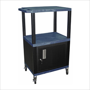 42” Topaz Blue Tuffy Cart with Cabinet