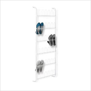 18 Pair Over the Door Shoe Rack