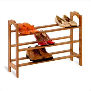 3-Tier Bamboo Shoe Rack