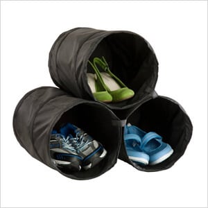 Black Shoe Storage Tubes