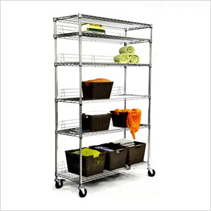 EcoStorage 6-Tier NSF Wire Shelving Rack