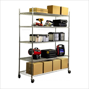 5-Tier Commercial Duty XL Shelving Rack