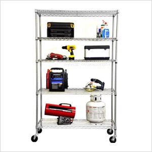 5-Tier Outdoor Shelving Rack