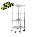 Trinity EcoStorage 4-Tier Corner Shelving Rack