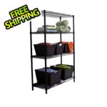 Trinity 4-Tier Bronze Shelving Rack