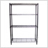 4-Tier Bronze Shelving Rack