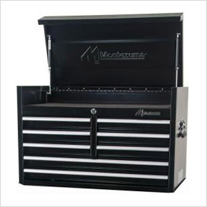 36-Inch 8-Drawer Top Chest Toolbox (Black)