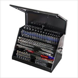 30-Inch Black Portable Toolbox (Weather Resistant)
