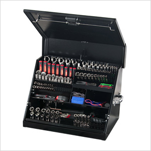 26-Inch Black Portable Toolbox (Weather Resistant)