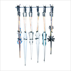 6-Pair Cross Country Ski Rack