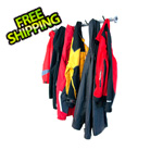 Monkey Bars Large Garage Coat Rack