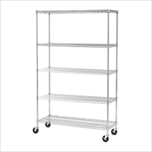 48-Inch 5-Shelf Shelving System