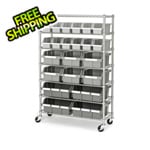 Seville Classics Commercial Bin Rack System