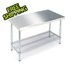 Seville Classics Stainless Steel Work Table