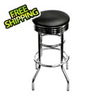 Trinity Chrome Swivel Barstool (Assembled)