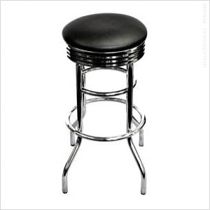 Chrome Swivel Barstool (Assembled)