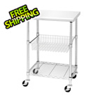 Seville Classics Stainless Steel Work Table / Cart