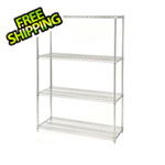 Seville Classics 48-Inch 4-Shelf Shelving System