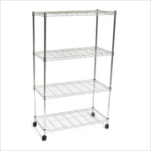 4-Shelf Steel Wire Shelving