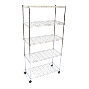 5-Shelf Steel Wire Shelving