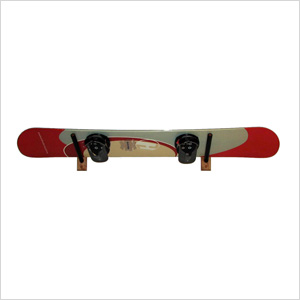 1-Snowboard Storage Rack (Angled / Oak)