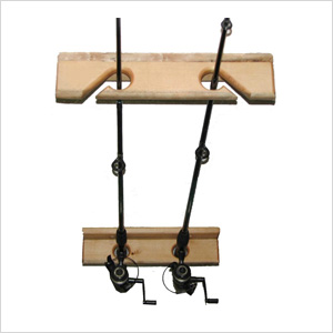 2-Fishing Rod Storage Rack (Vertical / Pine)