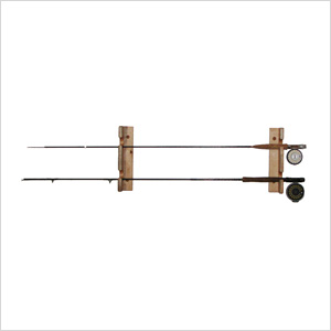 2-Fishing Rod Storage Rack (Horizontal / Pine)