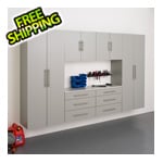 Prepac HangUps 120" Storage Cabinet Set I - 6pc