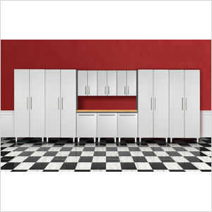 new age 11 piece garage cabinet