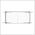 4'x8' Overhead Storage Rack 12"-21" Drop