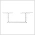 2 x 6 Overhead Storage Rack 24-45-Inch Drop