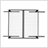 4'x4' Overhead Storage Rack 12"-21" Drop