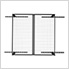 4'x4' Overhead Storage Rack 12"-21" Drop