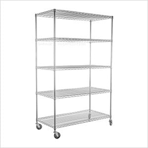 EcoStorage 5-Tier Wire Shelving Rack