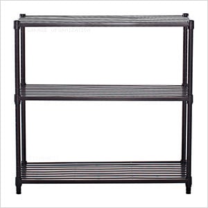 3-Tier Slat Shelving Rack