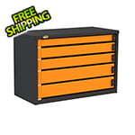 Swivel Storage Solutions 5-Drawer 36-Inch Service Tool Box