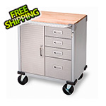 Seville Classics UltraHD Rolling Storage Cabinet with Drawers