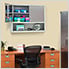 UltraHD Wall Cabinet with Open Shelf