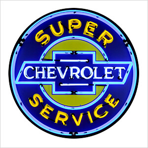 Chevy Service 36-Inch Neon Sign