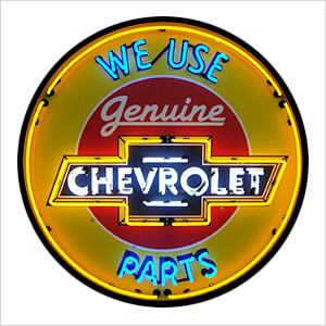 Chevrolet Parts 36-Inch Neon Sign