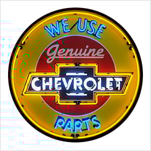 Chevrolet Parts 36-Inch Neon Sign