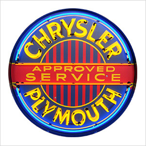 Chrysler Plymouth 36-Inch Neon Sign