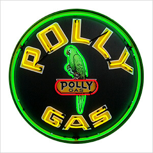 Polly Gasoline 36-Inch Neon Sign