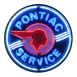 Pontiac Service 36-Inch Neon Sign