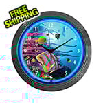 Neonetics 15-Inch Aquarium Neon Clock