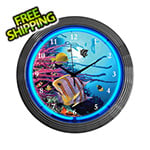 Neonetics 15-Inch Aquarium Neon Clock