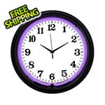 Neonetics 15-Inch Standard Purple Neon Clock